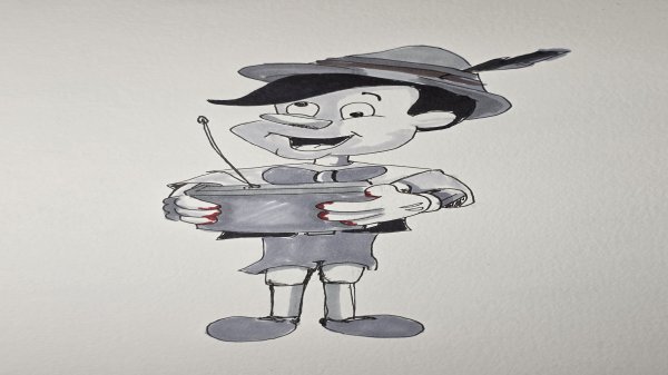 Pinocchio gets an AI chip. Ep 19 comic artwork